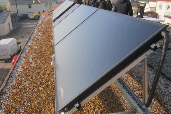 Panneau solaire Maison Foncière Chênelet Barbechat