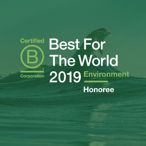 BCorp Best for the World Environnement 2019